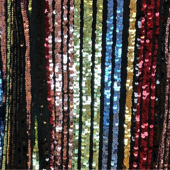 Torrid Mini Sequin Trapeze Dress - Size 00 (10/12) - Picture 6 of 11